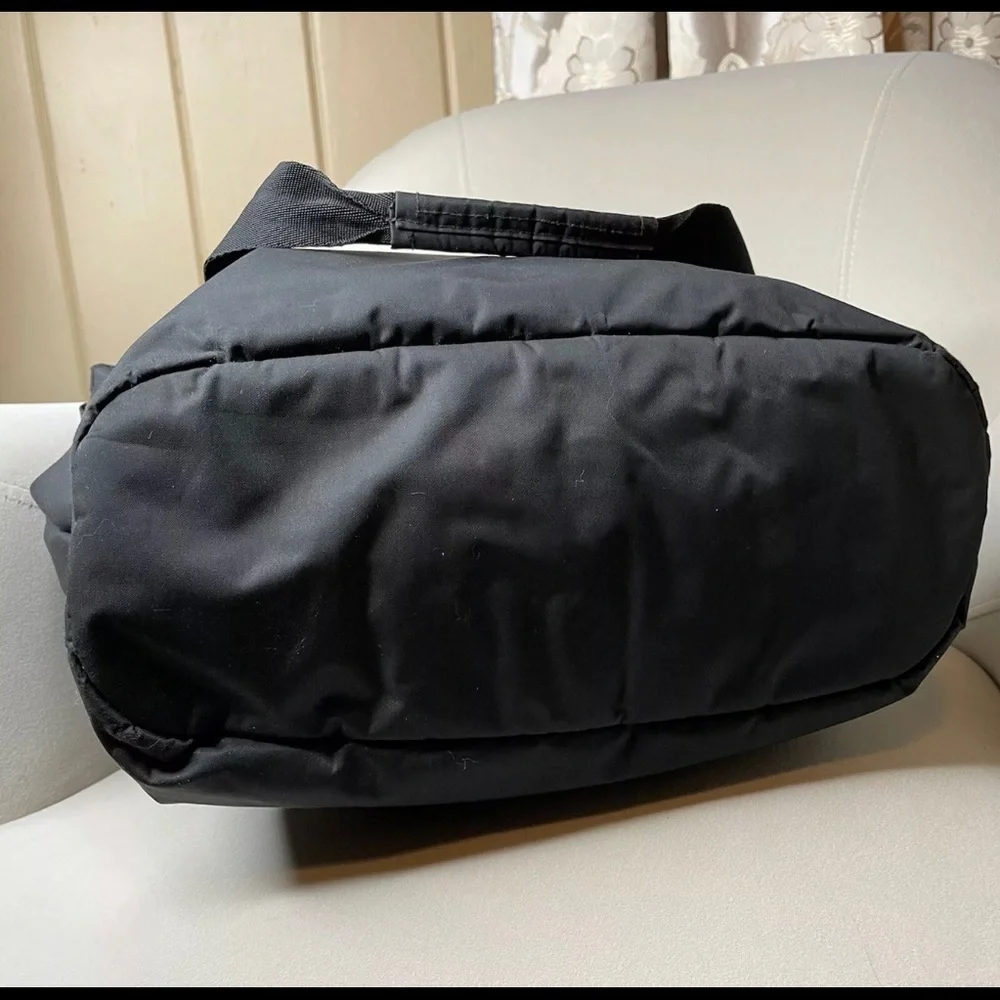 Ju-Ju-Be Encore Tote Black Diaper Bag Nylon Carry All Bag